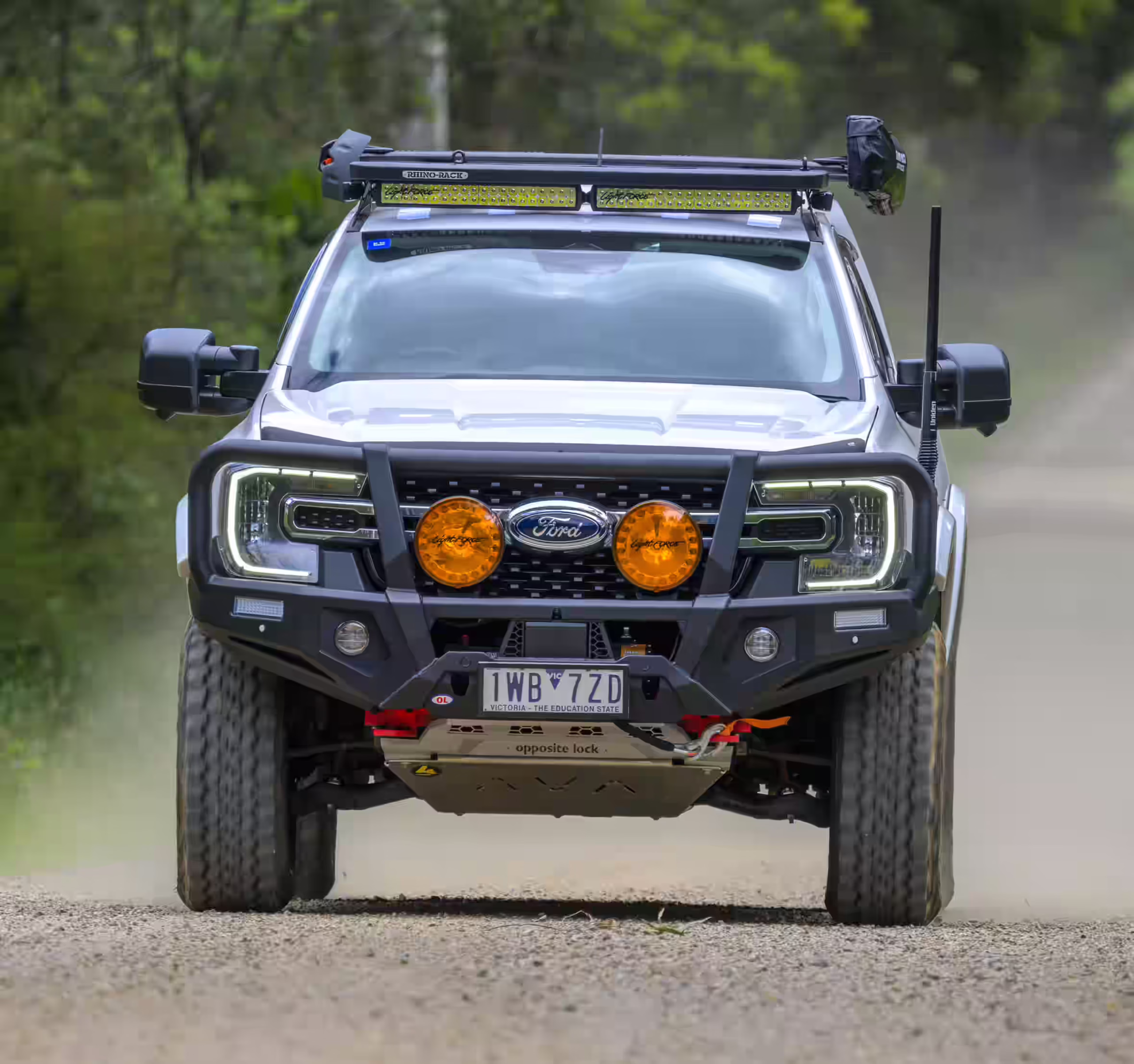Ford Next-Gen Ranger MY22 Post Type Premium Bull Bar Opposite Lock