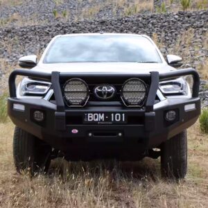 opposite lock post type premium bull bar to suit toyota hilux