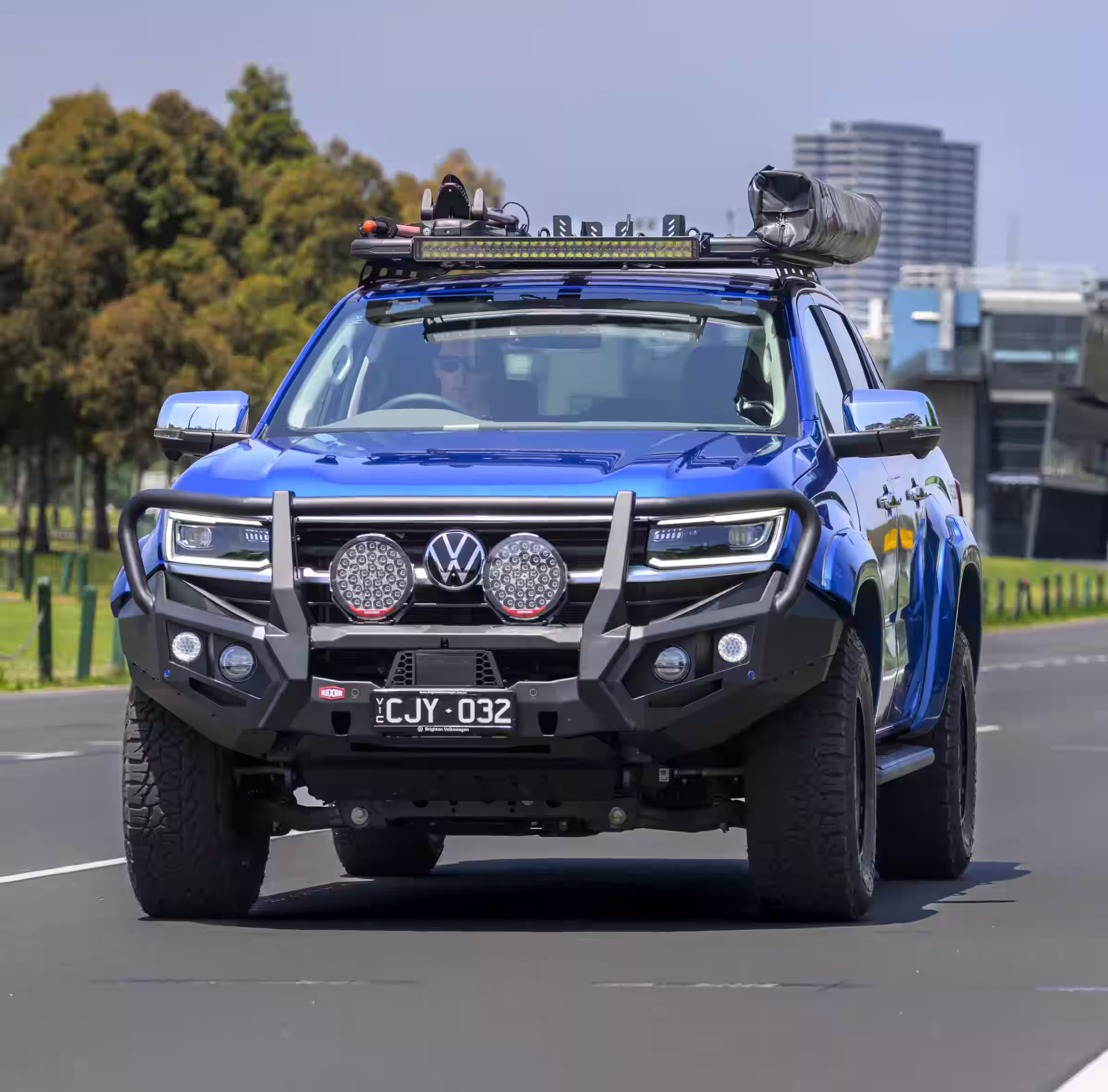 Volkswagen Amarok Apr 2023 On Raxar Looped Bullbar