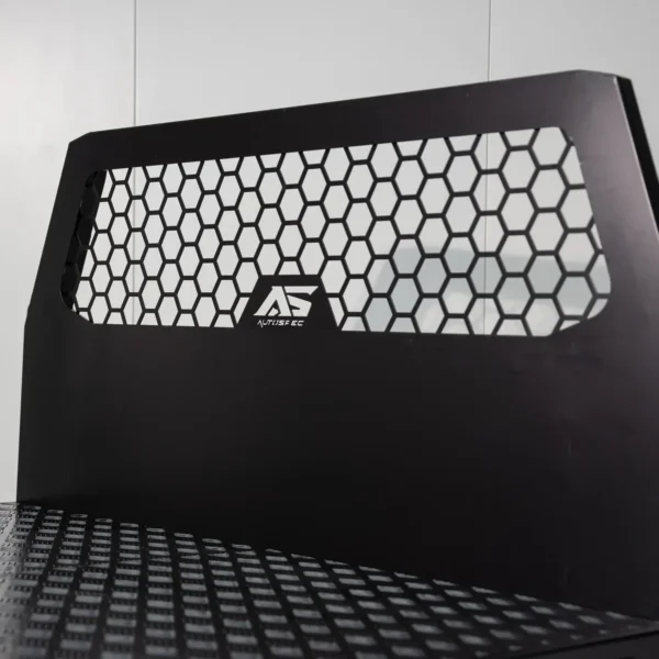 AutoSpec Aluminium Single Cab Tray with Trundle - 2400mm - Matte Black - Image 8
