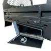 AutoSpec 4x4 Tapered Under Tray Toolbox 1000mm (Pair) - Matte Black - Image 9