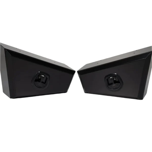 AutoSpec 4×4 Tapered Under Tray Toolbox 1100mm (Pair) - Matte Black