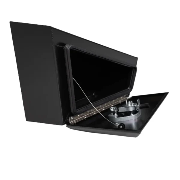 AutoSpec 650mm Tapered Under Tray Toolbox (Pair) - Matte Black - Image 6