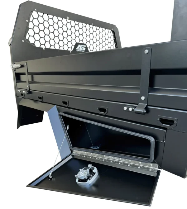 Autospec Tapered Under Tray Toolbox 750mm Pair Matte Black
