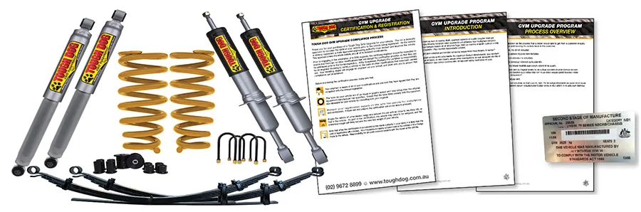 Tough Dog GVM Upgrade 3695KG GVM Kit for MAZDA BT-50 MY21