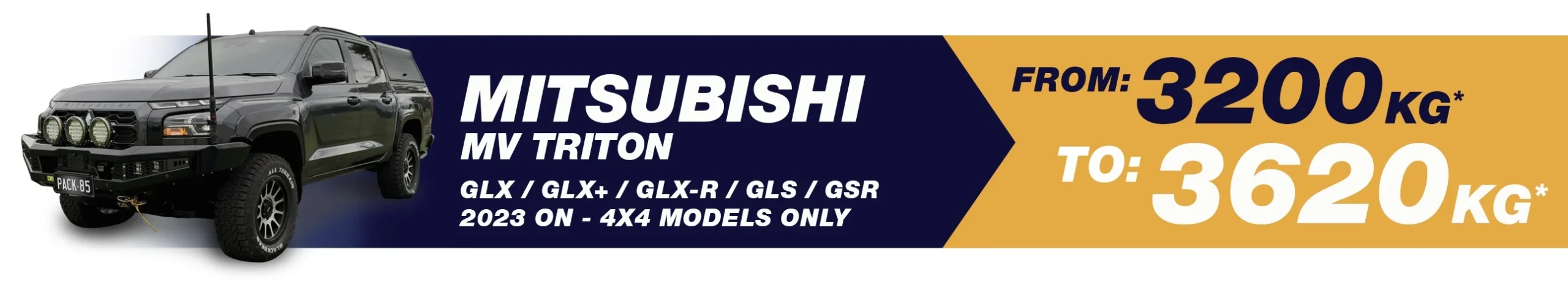 MITSUBISHI TRITON MV GVM UPGRADE