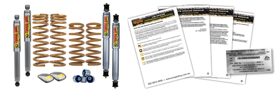 Tough Dog GVM Upgrade 3550KG GVM Kit for Nissan Y61 Patrol Wagon