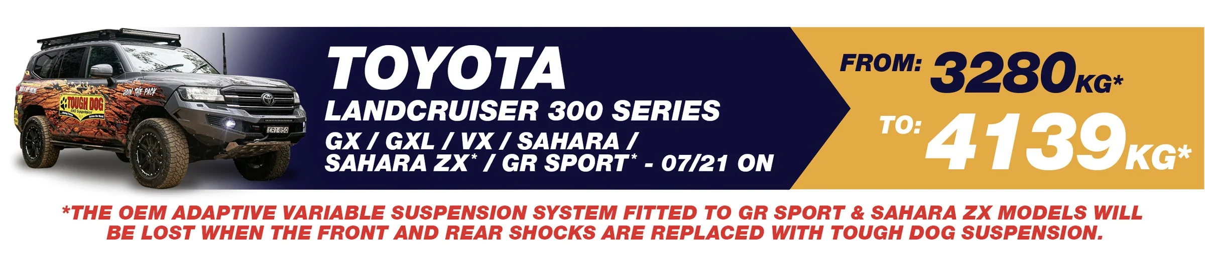 Toyota Landcruiser 300 Series GVM Upgrade