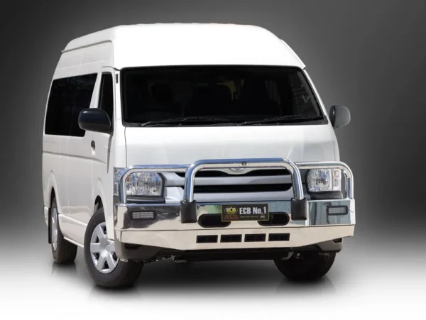 toyota hiace bullbar polished finish finish ecb newcastle