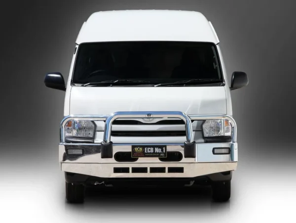 toyota hiace bullbar textura black powdercoat finish ecb newcastle