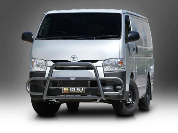 toyota hiace ecb midi tube bar polished finish ecb newcastle