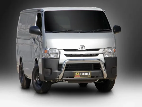 toyota hiace ecb nudge bar polished finish ecb newcastle