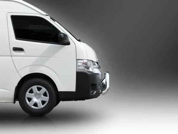 toyota hiace ecb nudge bar polished finish ecb newcastle