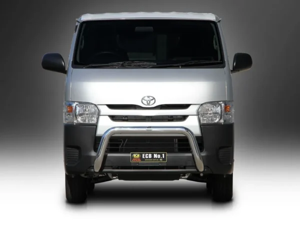 toyota hiace ecb nudge bar textura black powdercoat finish ecb newcastle
