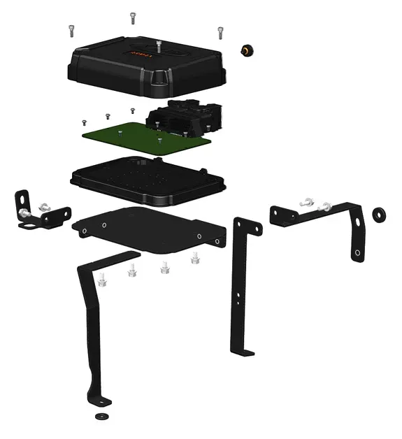 Safari-ARMAX-Performance-ECU-Bracketry-exploded-view