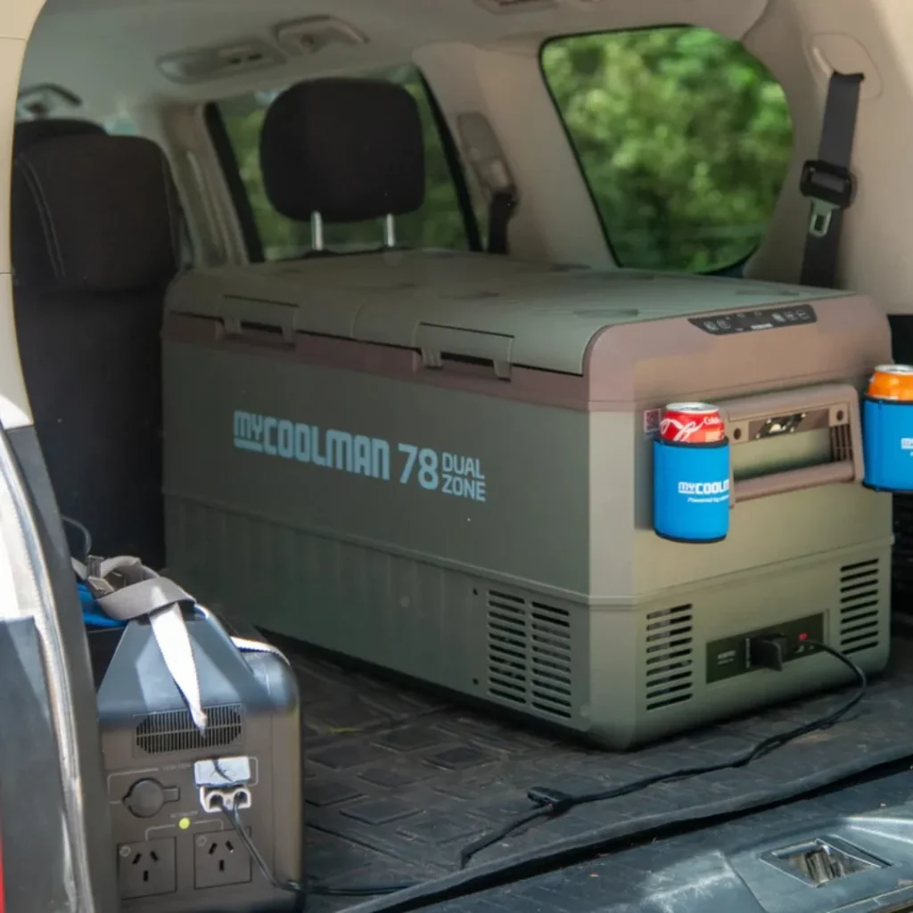 mycoolman 78l dual zone fridge
