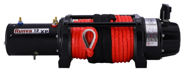 runva winch 13xp premium 12v with synthetic rope newcastle