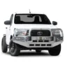 toyota hilux sr bullbar black ripple powdercoat finish