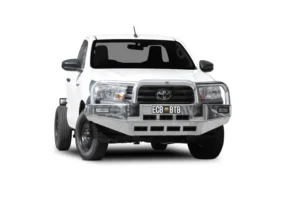 toyota hilux sr bullbar black ripple powdercoat finish