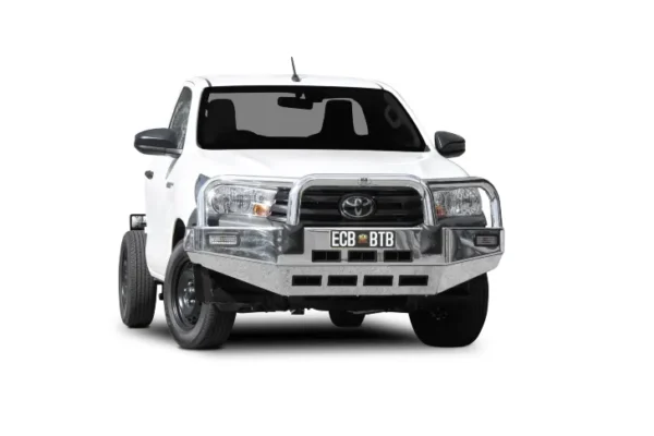 toyota hilux sr bullbar black ripple powdercoat finish