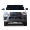 toyota hilux sr bullbar silver hammertone powdercoat finish