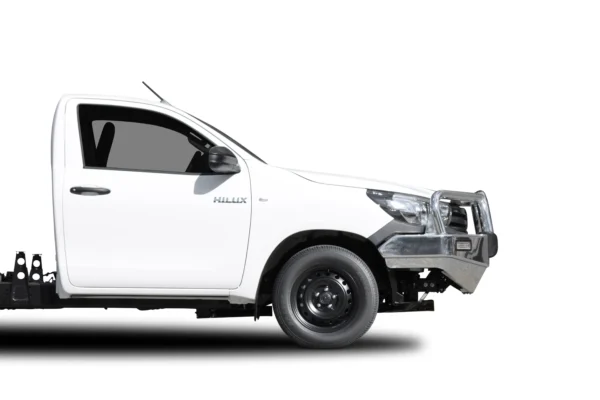 toyota hilux sr bullbar textura black powdercoat finish