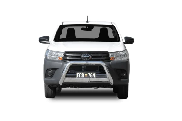 toyota hilux sr nudge bar polished finish
