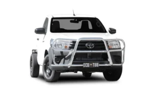 toyota hilux sr roo bar black ripple powdercoat finish