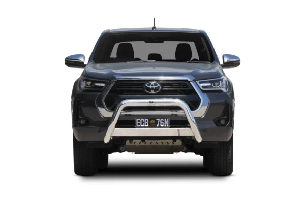 toyota hilux sr & sr5 nudge bar textura black powdercoat finish