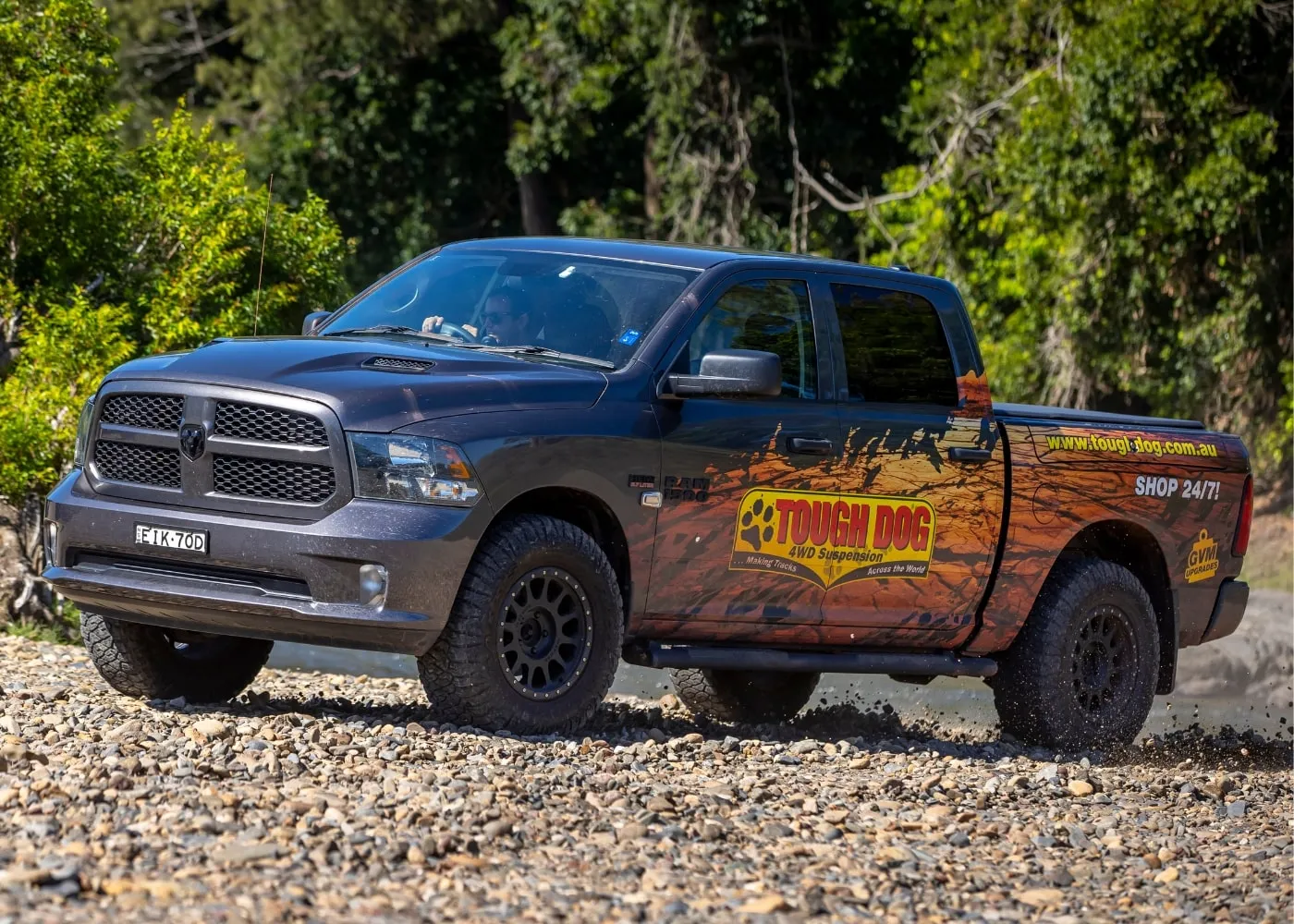 RAM 1500 Ute Tough Dog TDR Pro Remote Res Suspension Lift Kit