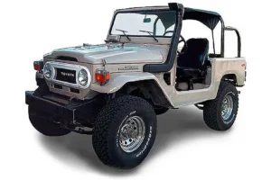 Safari SS401HF snorkel fitted to Toyota 40 42 45 47 Series LandCruiser from 1980 to 1984