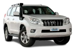 Safari snorkel for Toyota Prado 150 Series 2009 onwards 4.0L petrol available at Opposite Lock Cardiff near Newcastle and Maitland