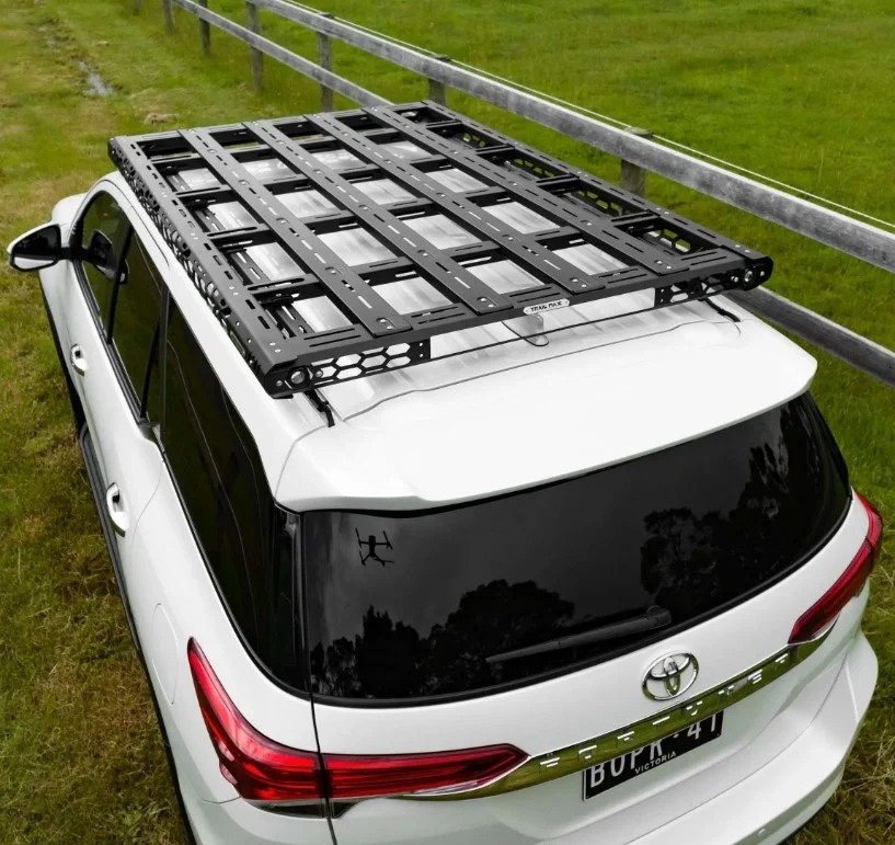 TrailMax rack on toyota fortuner with rooftop tent hunter valley