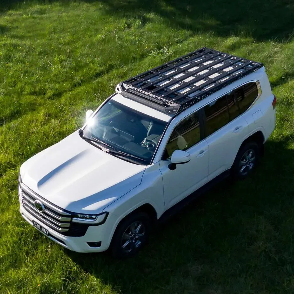 TrailMax rack on 79 series landcruiser loaded with jerry cans