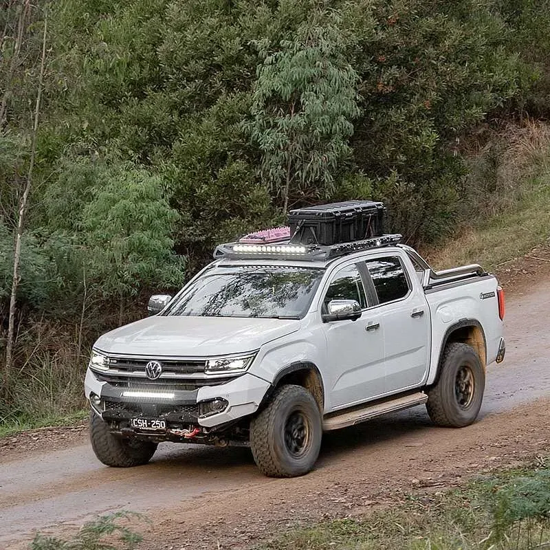 TrailMax rack on volkswagen amarok v6 parked in newcastle cbd