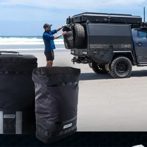 MSA 4x4 removable rear wheel bag 55-litre storage solution for 4WD rear wheels and gear