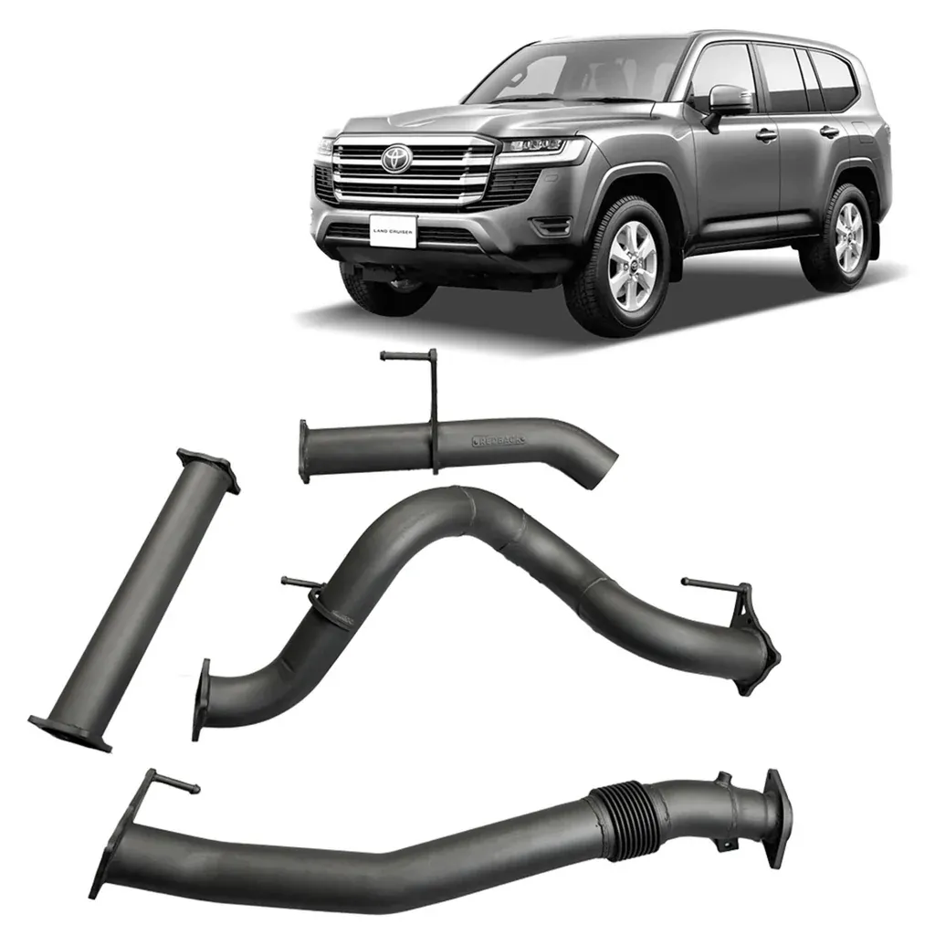 3.5 inch DPF Back Exhaust for Toyota Landcruiser 300 Series Wagon / SUV Pipe Only