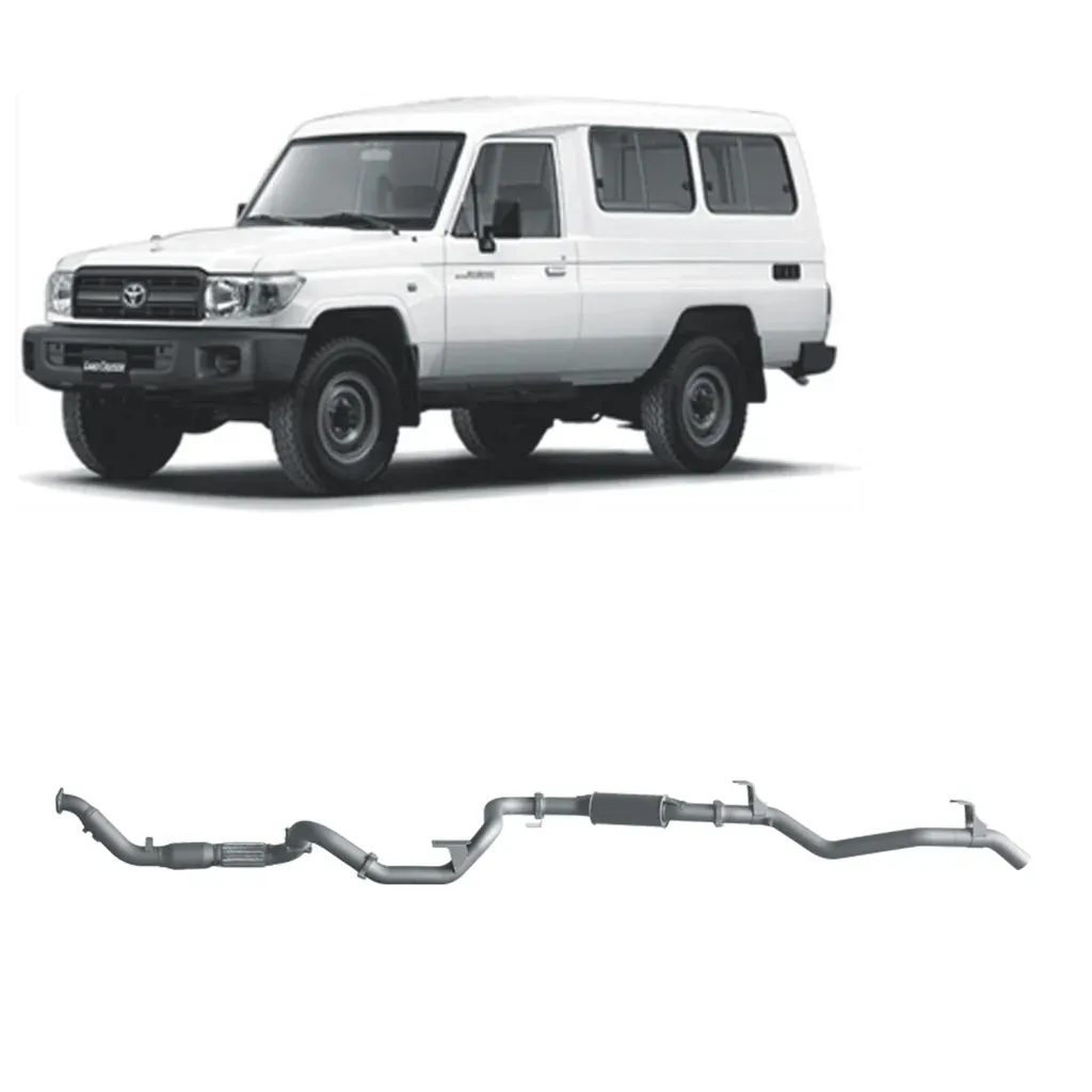 Redback Extreme Duty Exhaust for Toyota Landcruiser 78 Series 4.2L TD