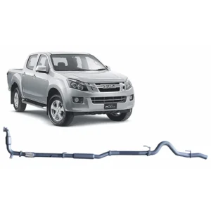 Redback Extreme Duty 3-inch turbo back exhaust for Isuzu D-MAX 2012 to 2016 available at Opposite Lock Cardiff