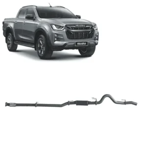 Redback Extreme Duty 3-inch DPF-back exhaust for Isuzu D-MAX 2020-on with multiple sound options