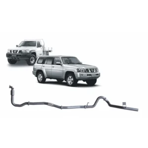 Redback Extreme Duty 3-inch turbo back exhaust for Nissan Patrol GU 3.0L 2000 to 2016 available at Opposite Lock Cardiff