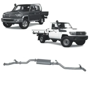 Redback Extreme Duty Exhaust for Toyota Landcruiser 79 Series