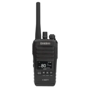 Uniden UH755 5 Watt splashproof handheld UHF CB radio with 17km range and 80 channels from Opposite Lock Cardiff