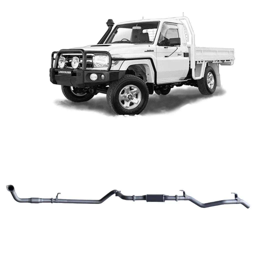 Redback Extreme Duty Exhaust for Toyota Landcruiser 79 Series 4.2L TD (01/2001 – 01/2007)