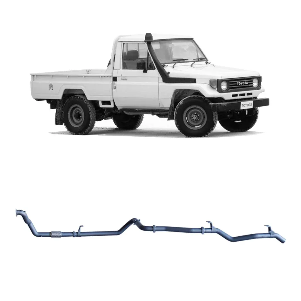 Redback Extreme Duty Exhaust for Toyota Landcruiser 78 Series (1990 -2007), Toyota Landcruiser 75 Series (1990 - 1999)