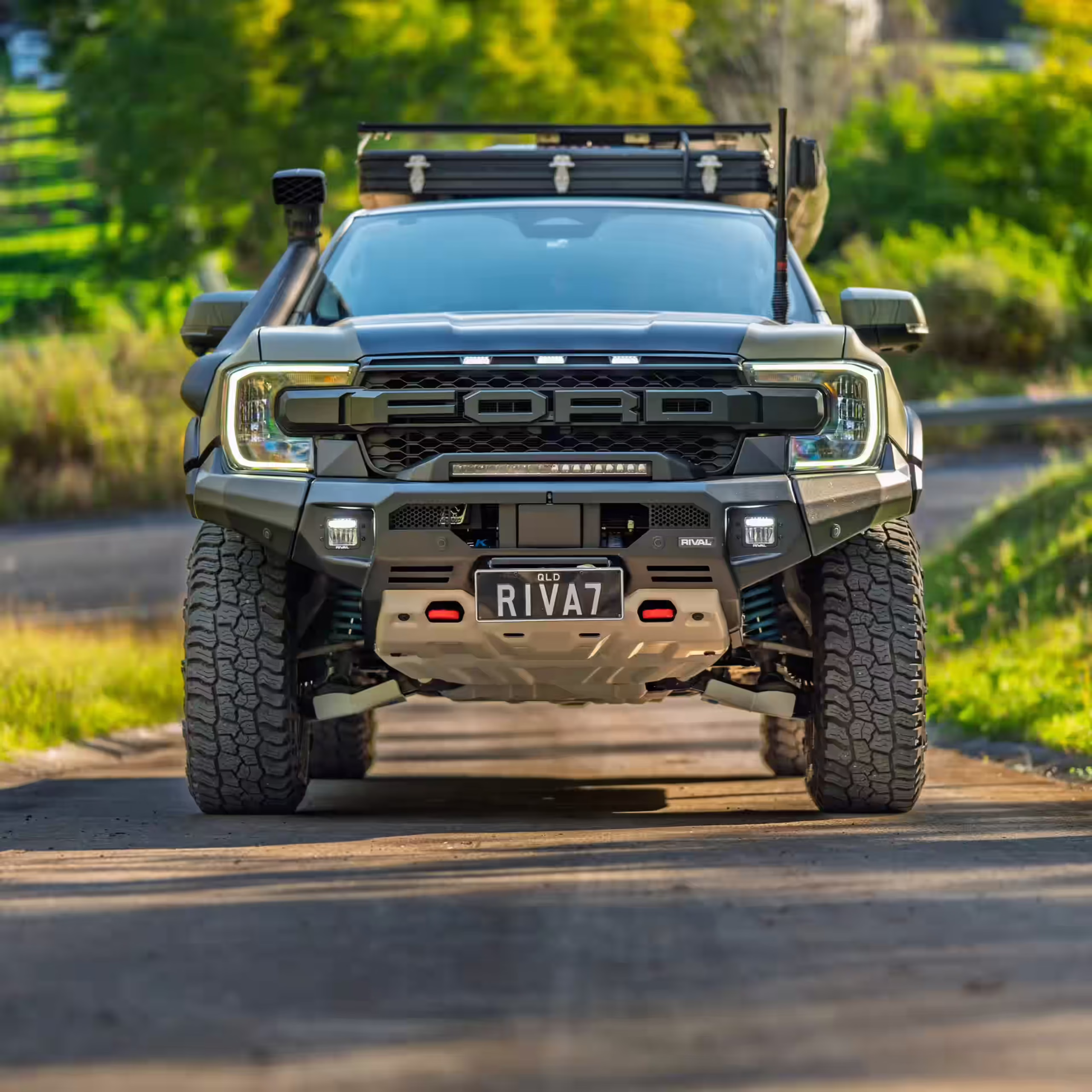 Aluminium Winch Ready Front Bar for Next Gen Ford Ranger and Everest