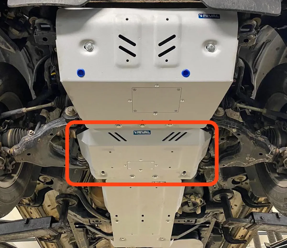 Aluminum Engine (Part 2) Bash Plate - Toyota LC Prado 2009-On