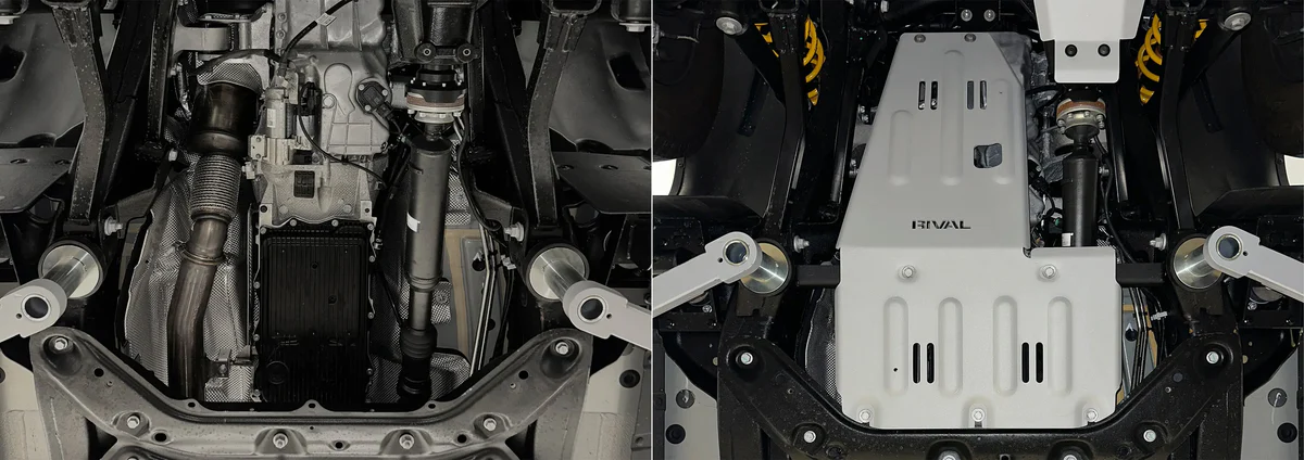 Aluminum Engine Transmission Catalytic Converter Bash Plate - Ineos Grenadier / Quartermaster (2023–Present) - Image 2