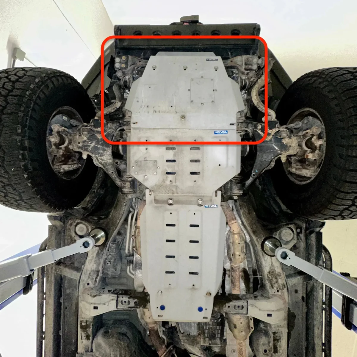 Toyota Land Cruiser 200 2007-2021 Aluminium Engine Part 1 Underbody Armour RIVAL Offroad Shield