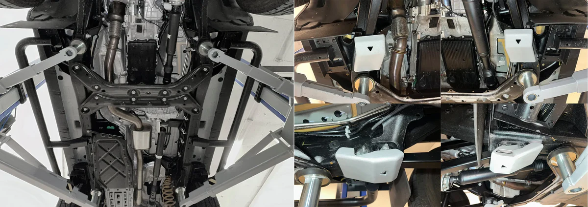 Ineos Grenadier 2023-Present 4x4 Radius Arm Bash Plate Aluminium RIVAL Offroad Shield